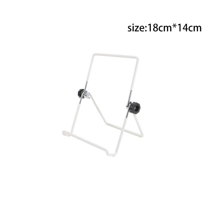 Support de tablette Simple Support en or Rose Support de Support pliant bureau de refroidissement IPAD téléphone Mobile Support universel supports étagère: C-L-White