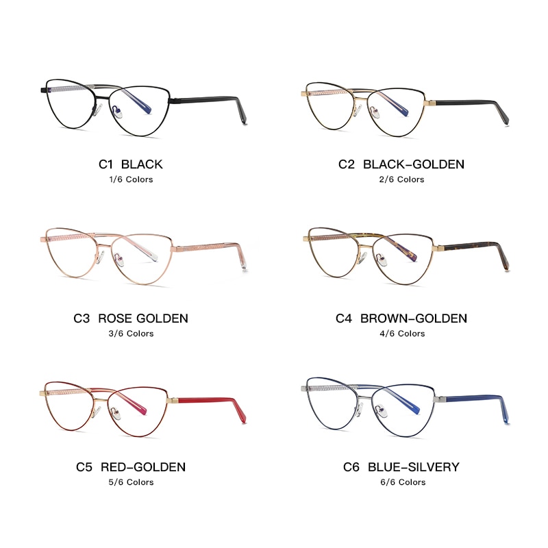 modny damskie oprawki robić okularów kocie oczy niebieskie światło blokujące przeciw promieniowaniu okulary ochronne damskie okulary optyczne