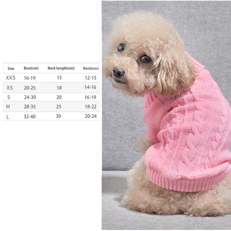 Kæledyr hund kat tøj vinter efterår varm kat strikket sweater trøje hvalp mops frakke tøj pullover strikket skjorte killingetøj