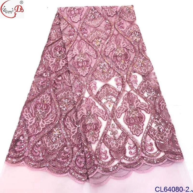 velvet cutting gold metallic thread lace fabric for CL64080