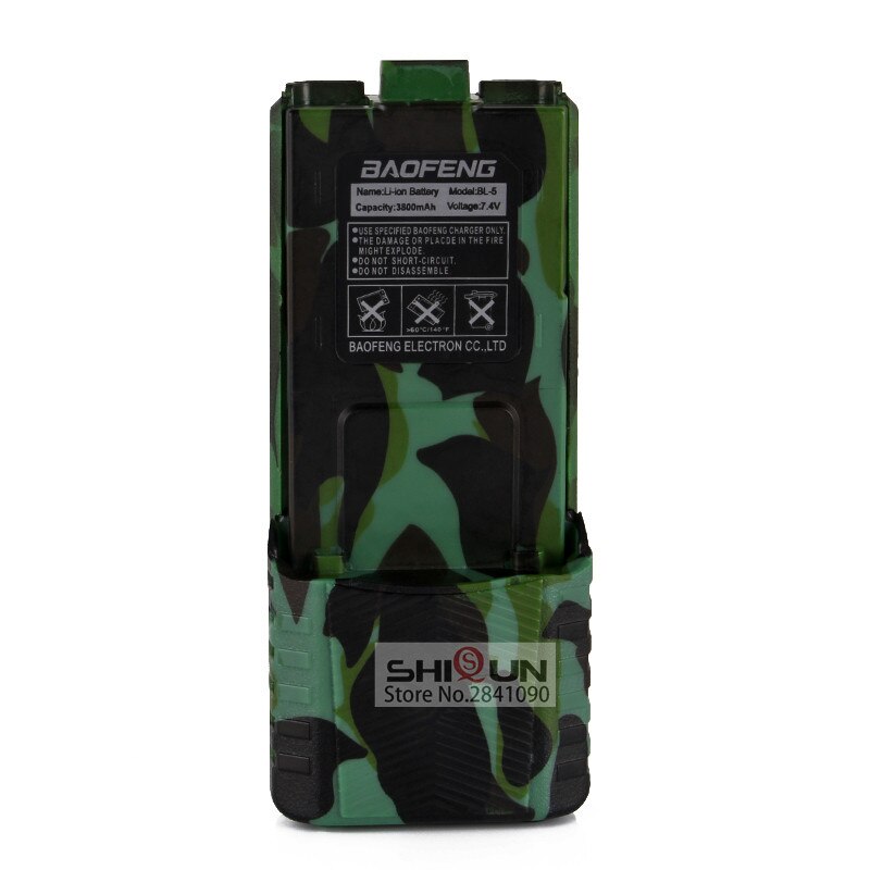 BL-5 Batteria Ad Alta 3800 mah Baofeng uv-5r Batteria Per Radio di Ricambio Originali bao feng 3800 mah Pufong UV 5R uv5r baofeng Accessori: Camo