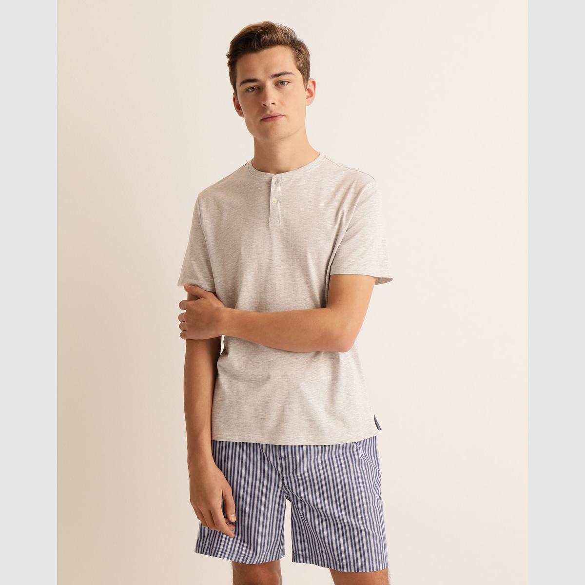 PIJAMA HOMBRE COMBINADO CORTO