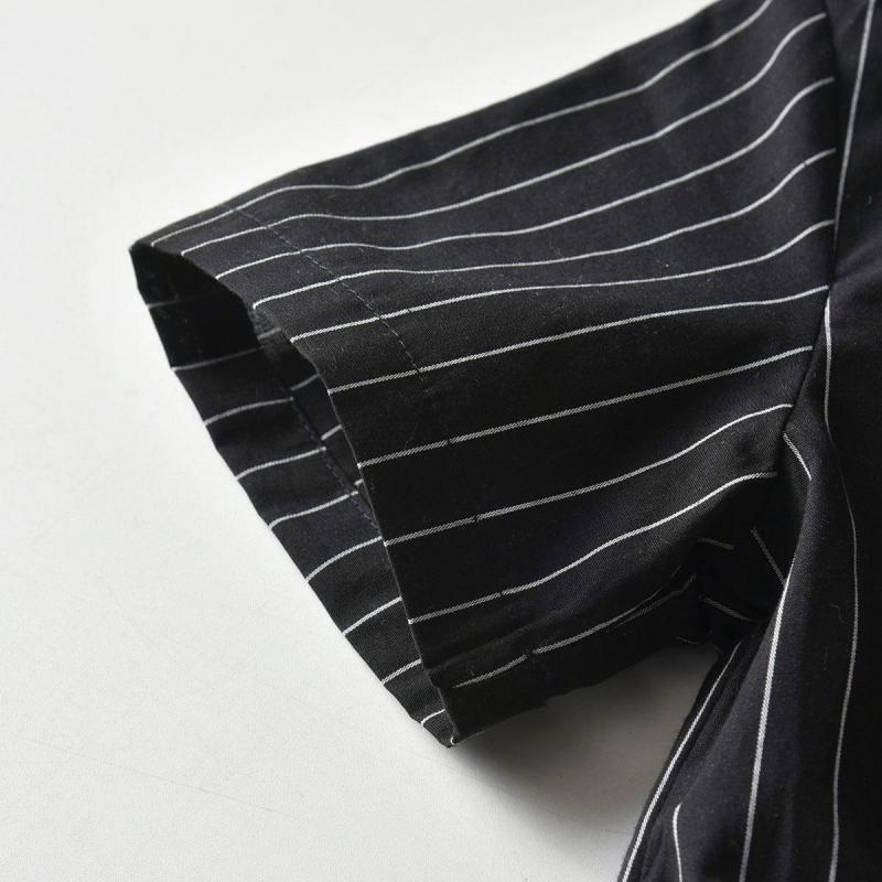 Summer Toddler Boy Shirts Striped Blouse Shirt Casual Boy Shirts For Children Turn-down Collar Blouse Fille Baby Boy Clothes