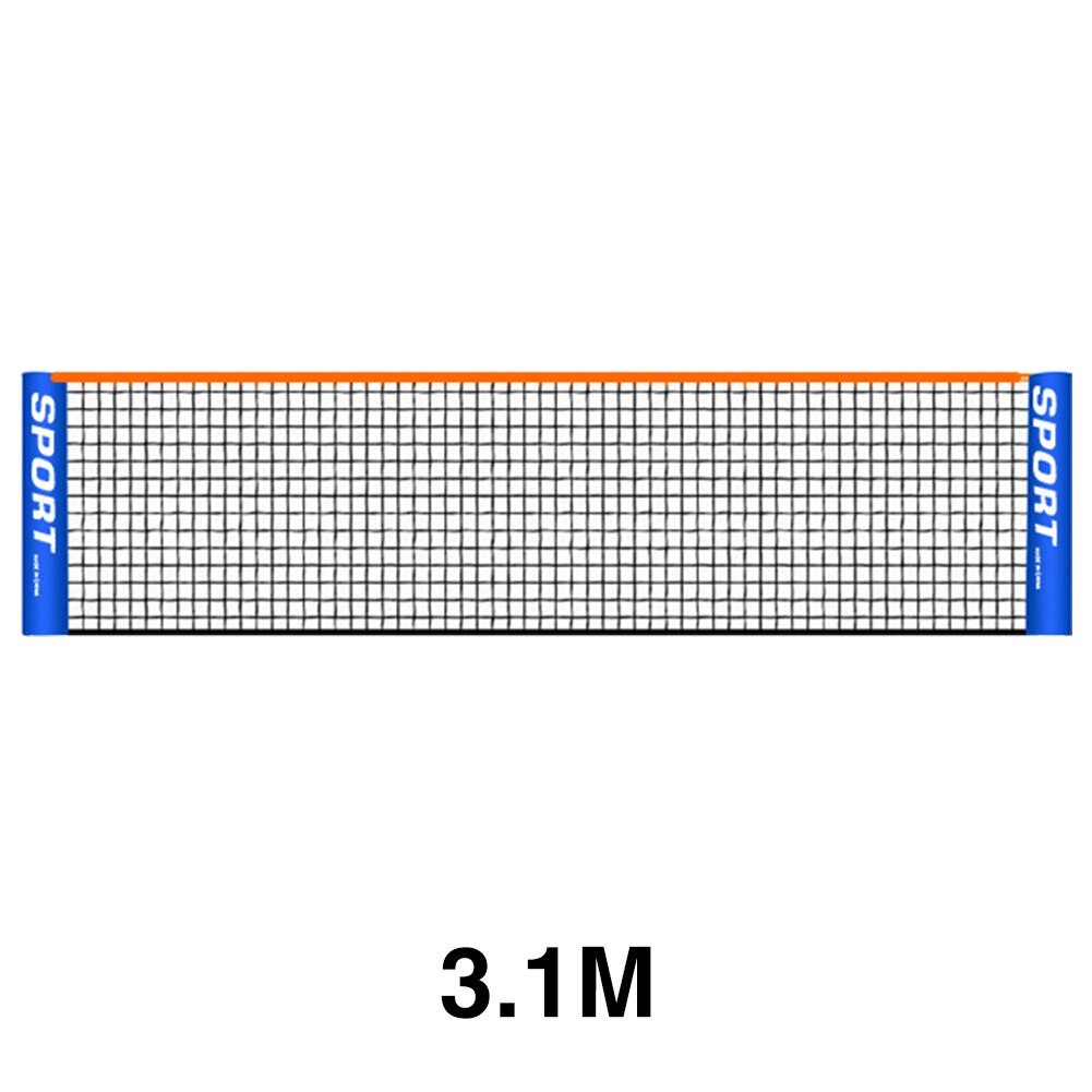 Indoor Outdoor Court Foldable Portable Backyard Sport Training Tennis Net Driveway Beach Volleyball Easy Setup Badminton PE