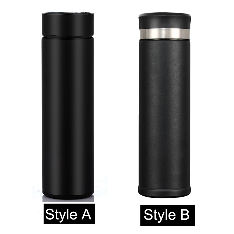 Temperatuur Display Thermosfles van Roestvrij Staal Water Fles Thermoskan Dubbele Muur Geïsoleerde Flessen Cup Thee Zetgroep
