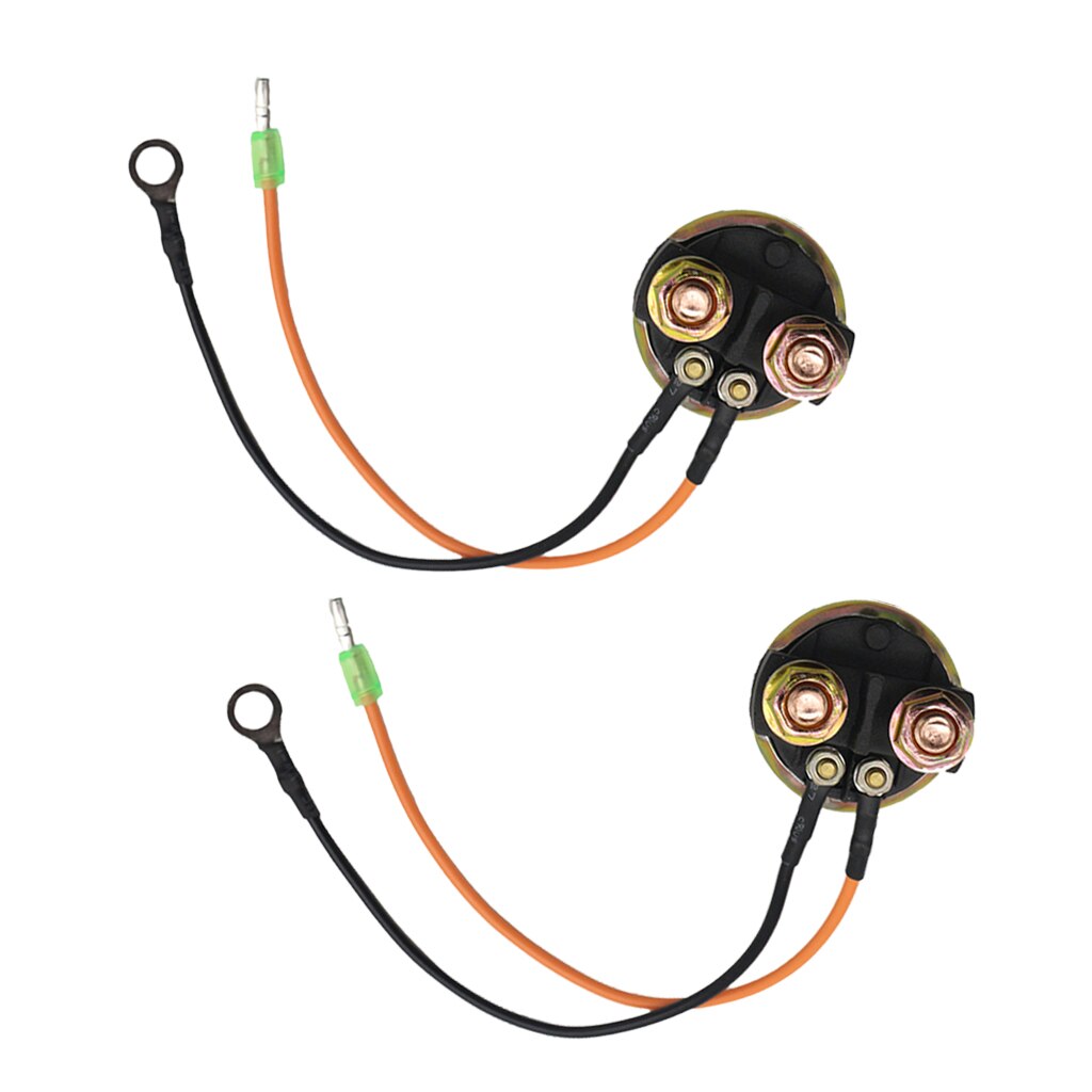 MagiDeal 2 x Motorcycle Starter Solenoid Starter Engine System Solenoid