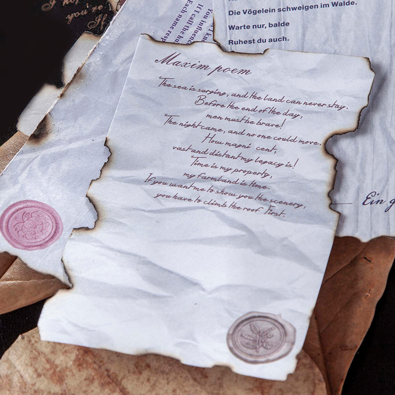 50 Stuks Vintage Goethe Werkt Materiaal Papier Retro Decoratieve Oude Boek Favorieten Diy Scrapbooking Handgemaakte Supplies