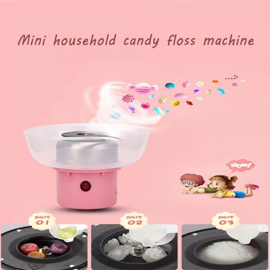 Candy Floss Machine Household Mini Automatic Electric Sugar Floss Machine DIY Sugar Floss Machine Electric Candy Floss Maker