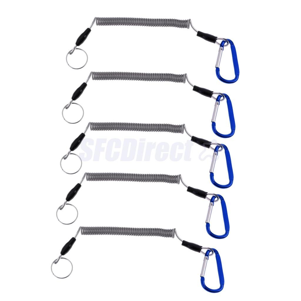 Fiskesnor sikkerhedstov stål til sikring af tang, fiskeværktøj