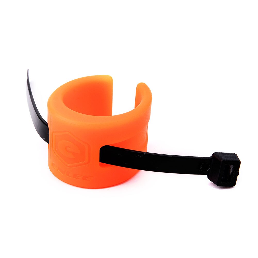 1 Pcs Bicycle Chain Silicone Sleeve Road Bike Rear Fork Anti-collision Rubber Protection Ring Chain Protection Kit: Orange