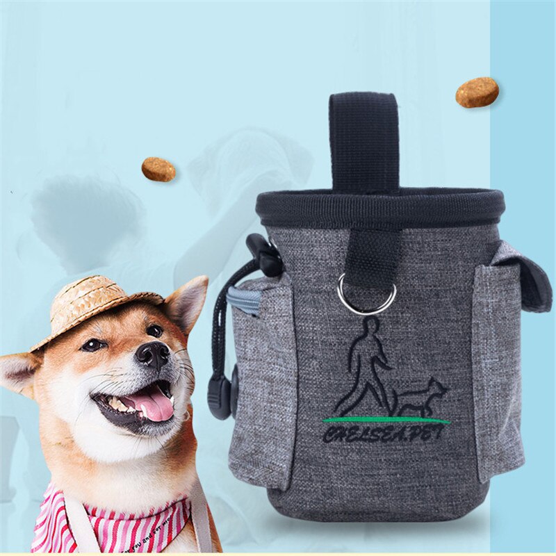 Mini Outdoor Draagbare Huisdier Snack Tas Dierbenodigdheden Sterke Slijtvastheid Grote Capaciteit Puppy Snack Heuptas