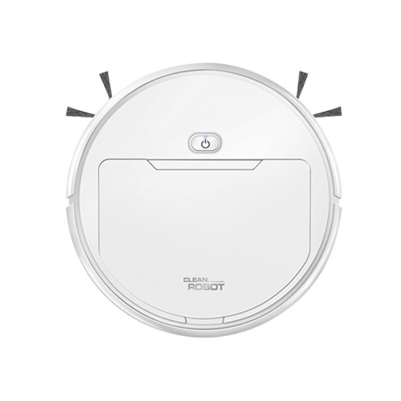 Robot Vacuum Cleaner, Strong Suction Automatic Bot Self Detects Stairs Pet Hair Allergies Friendly Robotic Home Cleaning: White