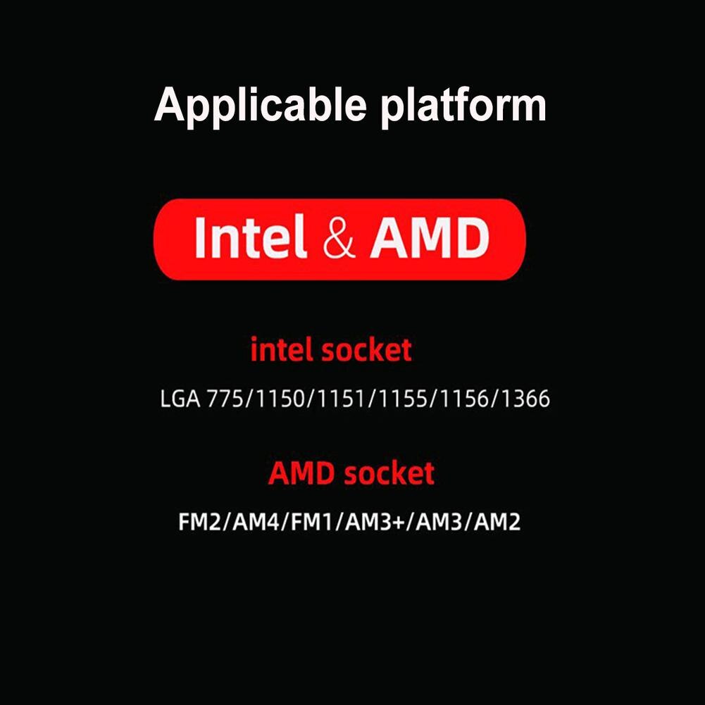 CPU Cooling Fan Desktop Mute Host Intel AMD Universal UFO-shaped RGB Color CPU Radiator