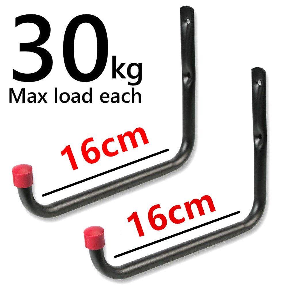 2 Sets Wall Mount Solid Heavy Duty Garage Storage Wall Mount Utilities Hooks Rack Organizing Tools Set