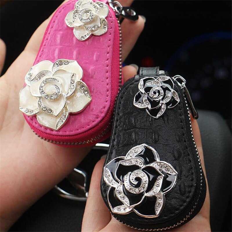 Bolsa borboleta com strass feminina, bolsa para chaves de carro rosa preto escolher 2019 moda coreana