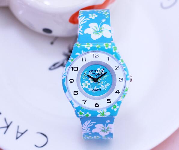 WILLIS Mooie Bloemen Voor Mini Horloges Vrouwen Jurk Horloges Waterbestendig Kinderen Horloge Kids: 1
