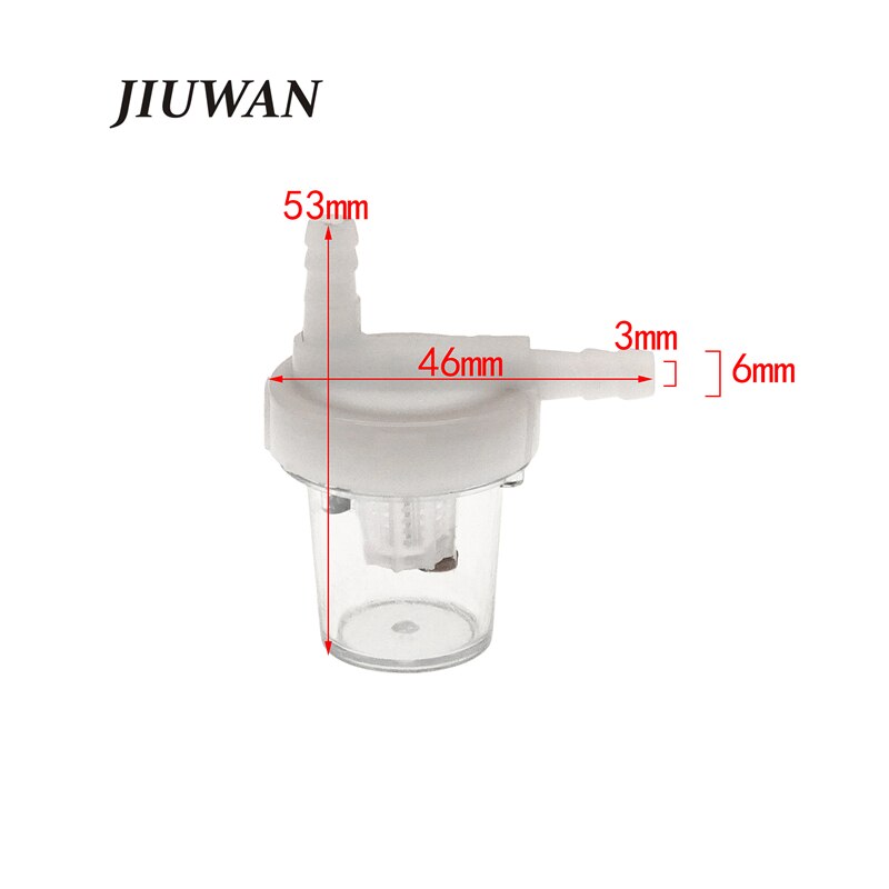 1 Pair Clear Universal 1/4" 6mm Motorcycle Pe... Grandado