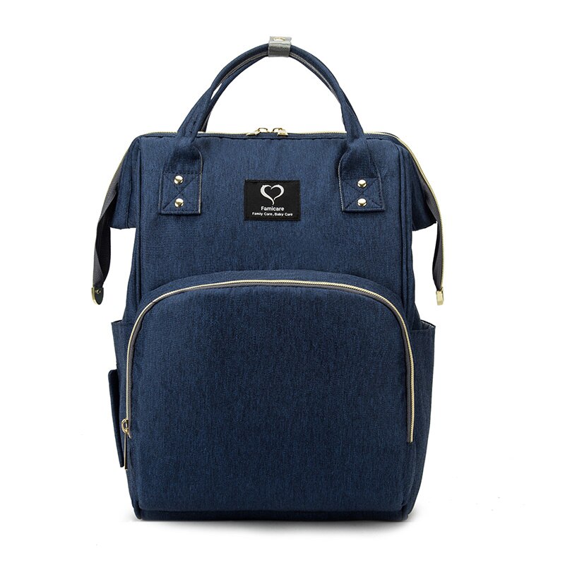 Baby Luier Tas Rugzak voor Moeders Luierzakken Mummie Moederschap Verpleging Tas Grote Capaciteit Waterdichte Reizen Handtas voor Wandelwagen: dark blue