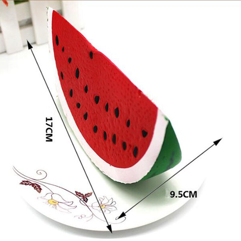 Carino lento Aumento Morbido jumbo Anguria Frutta Profumato Pannello Spremere Giocattolo Decorazione FAI DA TE per Bambini di Età fatica sollievo Giocattolo Divertente Regali
