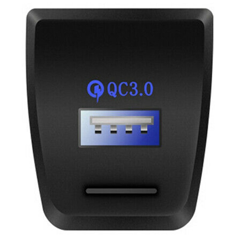 FULL-Car Central Control USB Charger QC3.0 Fast Charge USB Charger Adapter for Toyota RAV-4