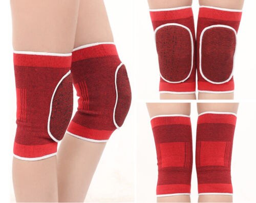 Rodillera de esponja transpirable, Protector de apoyo para deportes de Fútbol, escalada, 2 uds.