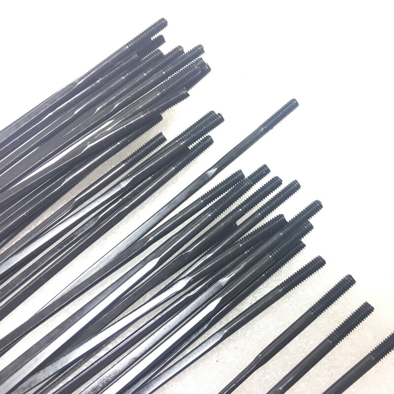 Super Light Pillar PSR Aero X-TRA 1420 Straight Pull Gauge 14 Black Straight Head Spokes with free alloy nipples
