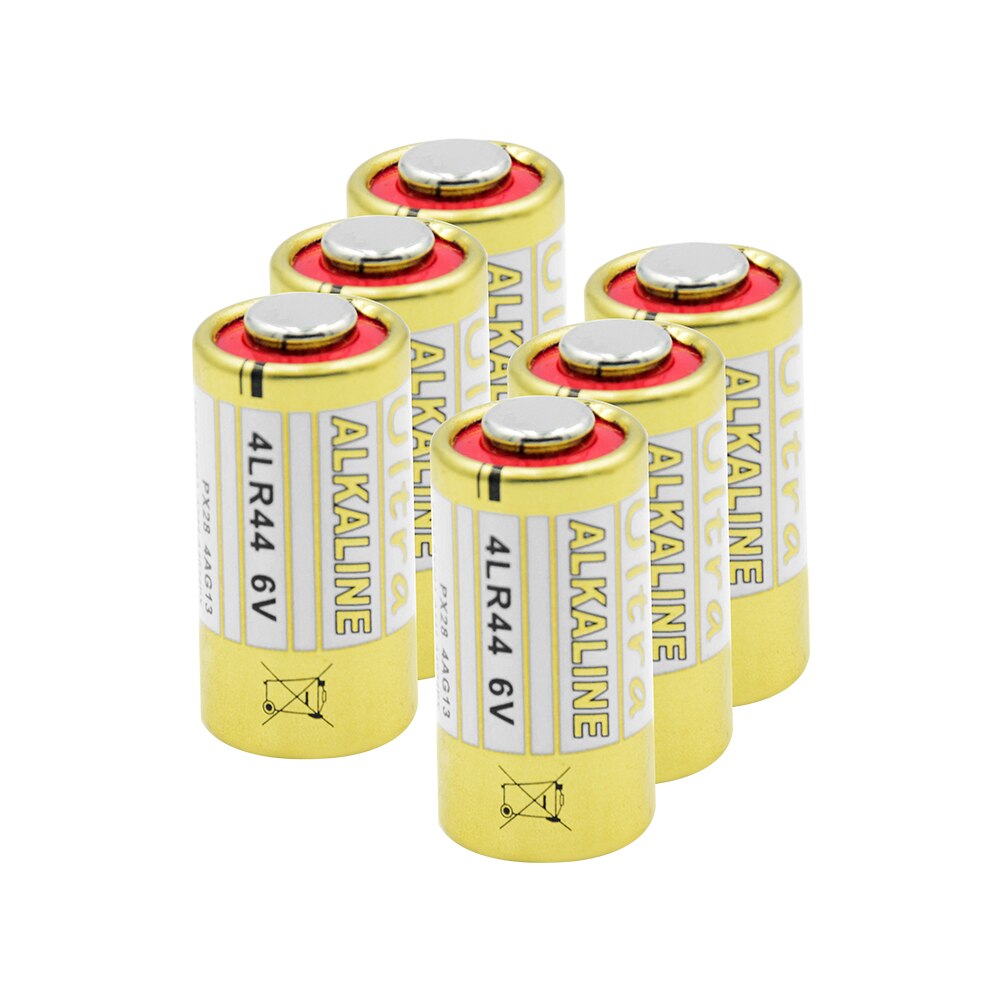 6 uds 4LR44 150mAh primaria pilas 8PXA 476A 4G13 GP476 6V pilas alcalinas para coche reloj juguete L1325 1414A