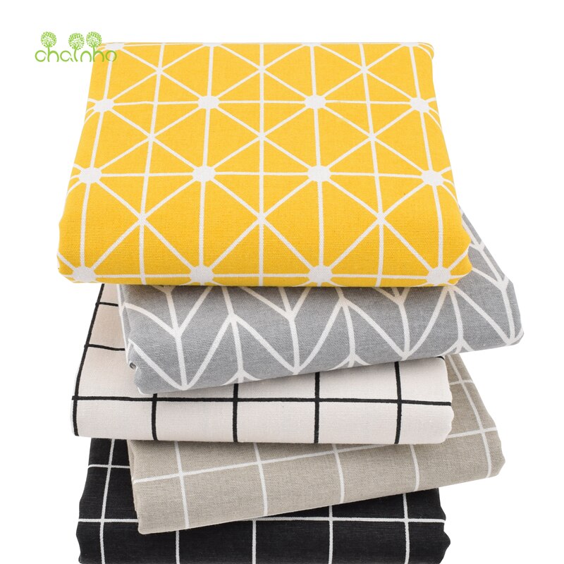 Trykt bomuldshørstof til patchwork quiltning syning gør-det-selv sofa borddug møbelbetræk tissue gardinpose pudestof