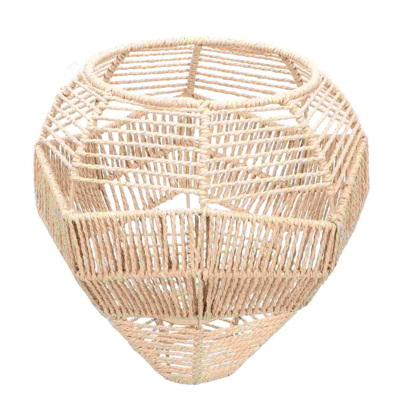 Home Lamp Cover Lampshade Paper String Woven Chandelier Lampshade