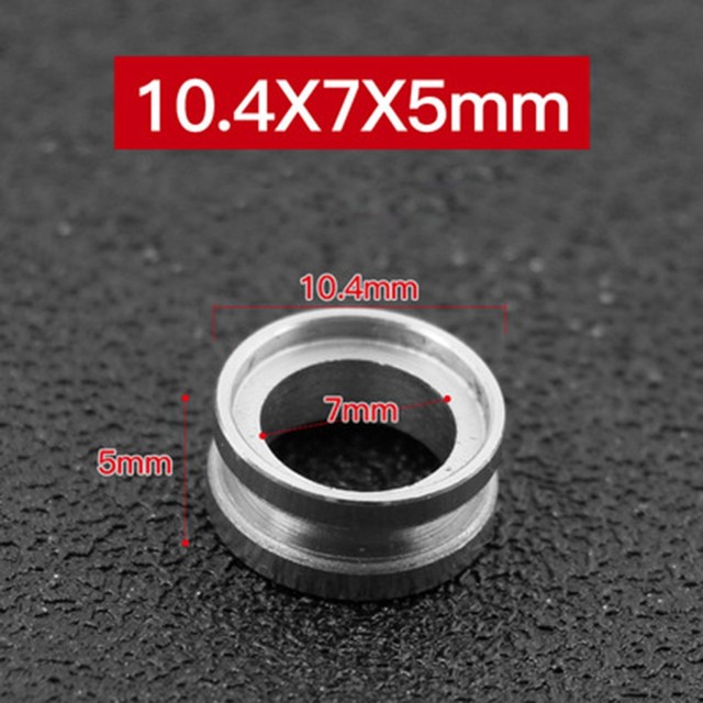 Mässing fiskelina rulle för spinning fiskerulle del reparation smidigt tillbehör hållbart rostfritt stål fisktillbehör pesca: 10.4 x 7 x 5mm sliver