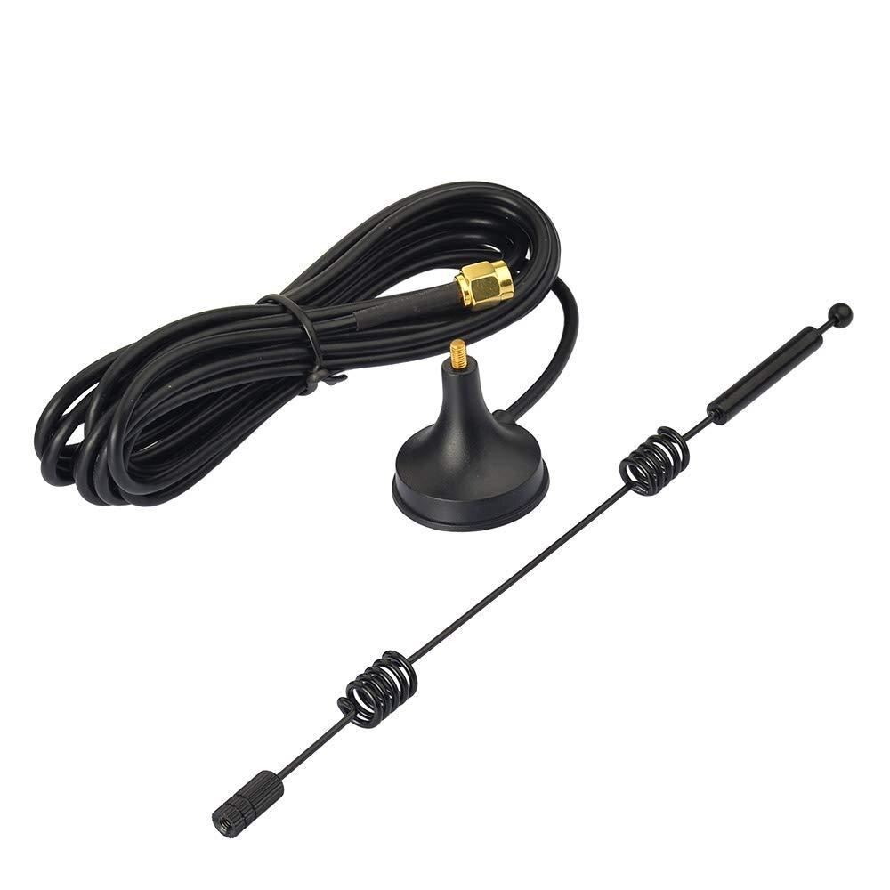 12dbi Wifi Antenne 2.4G/5.8G Dual Band Pole Antenne Sma Male Met Magnetische Voet Voor Router Camera signaal Booster