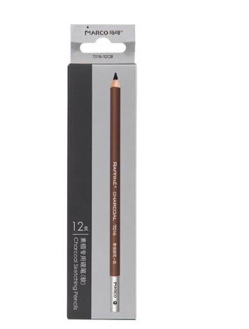 Lápiz para resaltar bocetos, lápiz de dibujo pluma para resaltar, color blanco, suave, color carbón, lápiz de dibujo pluma para resaltar, crayón, licuadora, Pastel: 12pcs Soft black