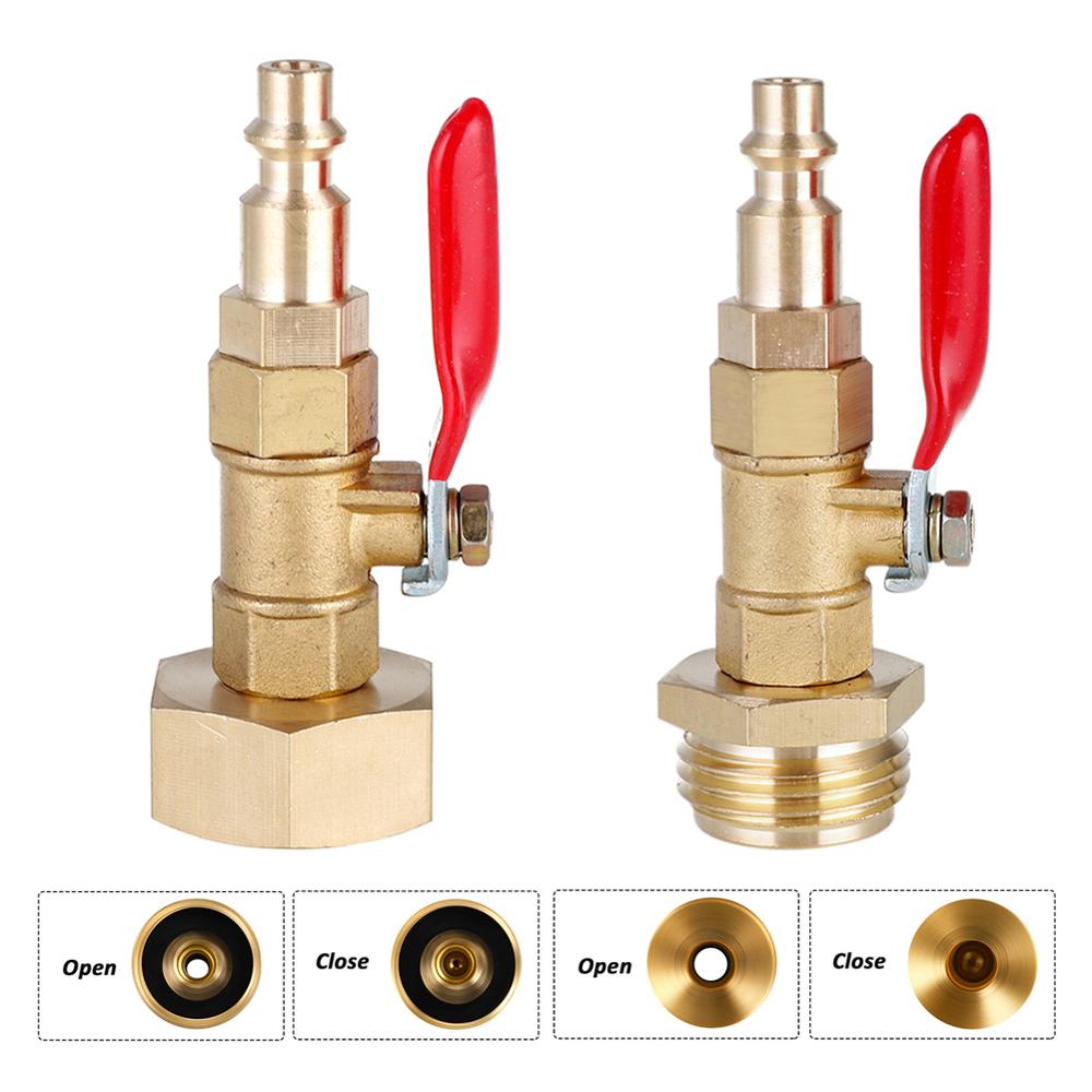 Winterklaar Quick Adapter Blowout Adapter Met 1/4 "Mannelijke Quick Plug & 3/4" Vrouwelijke Tuinslang Threading