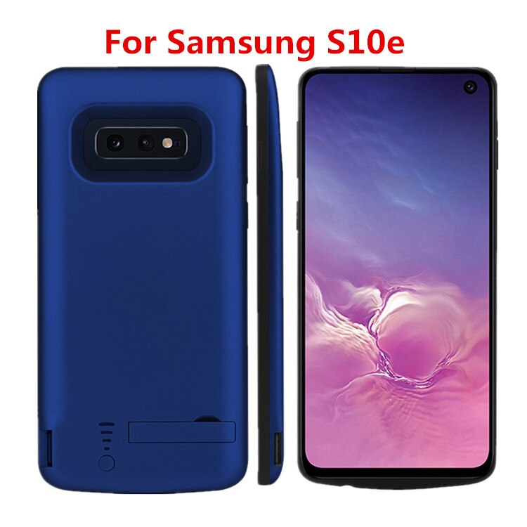 For Samsung Galaxy S10 5G S10 Battery Charger Case 5000mAh Extended Powerbank Case for Samsung S10 S10 Plus Case Stand Bracket