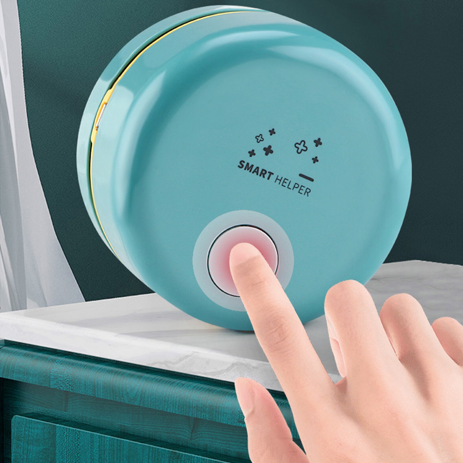 Desktop Vacuum Cleaner Mini Cute Mini Table Top Vacuum Dust Cleaning Rechargeable Cordless 360ºRotation Handheld Desktop Vacuum