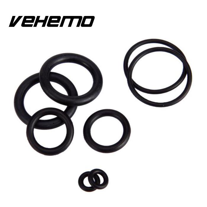 225pc Black O-Ring Assortment Kit | Imperial & Metric Sizes | Rubber Washer Seal Kit