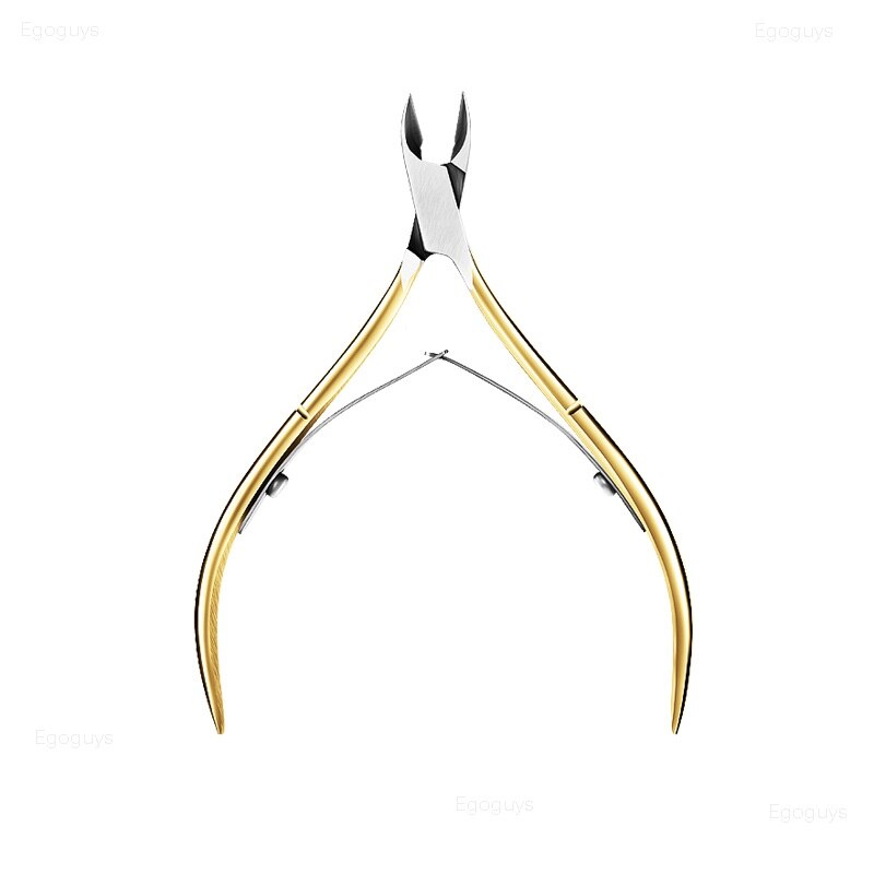 1Pcs Nail Clippers Big Nail Scissors Eagle Pliers Pedicure Pliers Nail Furrow Inlay Nail Clippers Eagle Mouth Nail Clippers: gold