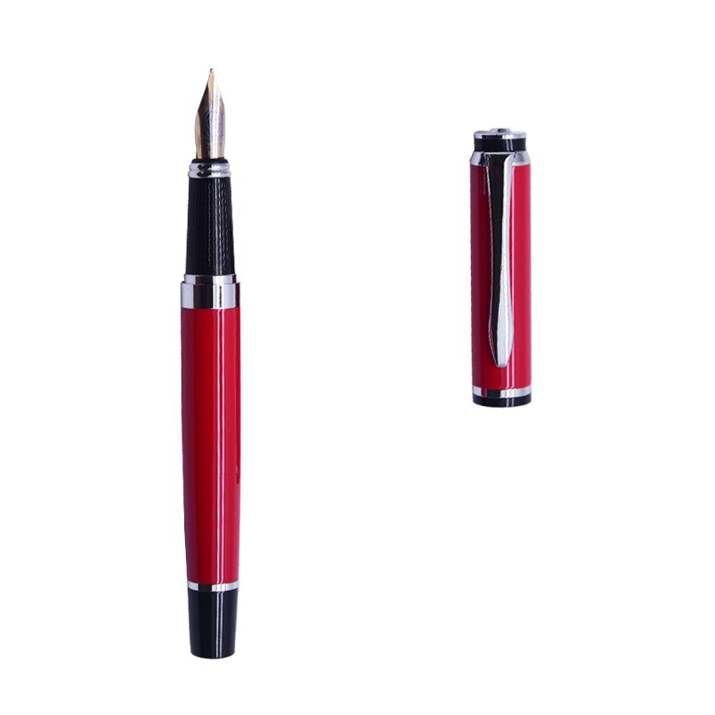 Guoyi A293 luxury Ink Fountain pen 0.5mm Metal high-end business office and corporate logo customization signature pen: Red single pen