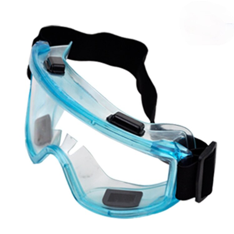 Safety Goggle Anti-splash Dust-Proof WInd-Proof Work Lab Eyewear Eye Protection Industrial Research Safety Glasses Clear Lens: Ordinary Blue