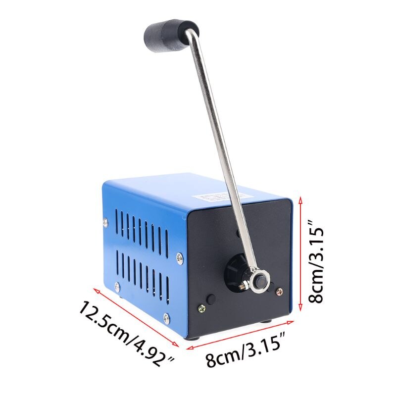 Lot De 2 Mini Générateurs Dynamo USB à Manivelle - Chargeur Portable D'Urgence Pour Téléphone