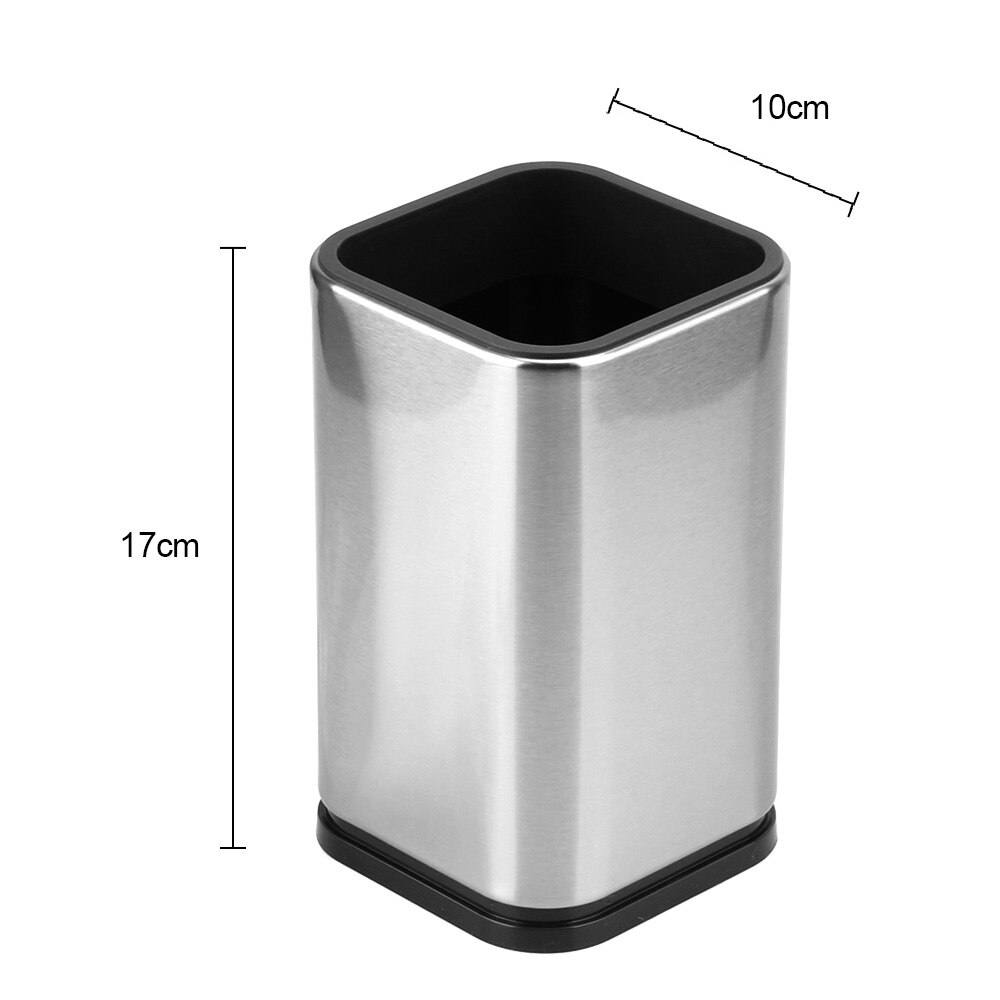 HOOMIN Kitchen Accessories Kitchen Tools Kitchen Bar Knife Storage Block Stands for Knives Knife Stand Holder Block: silver S