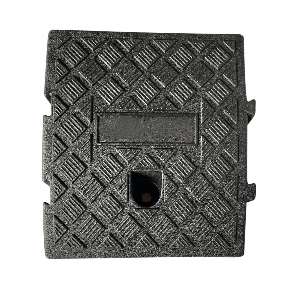 Curb Ramp Car Portable Lightweight Curb Ramps Heavy Duty Plastic Threshold Ramp Kit For Car Trailer Truck Bike Motorcycle 20: Black