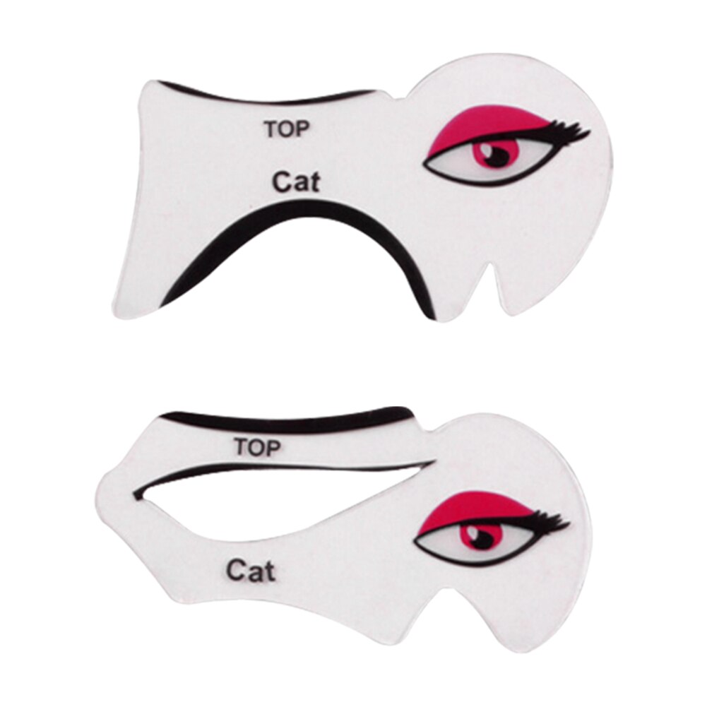 4er-Set Katzenaugen-Eyeliner-Stempel – Einfache Make-up-Schablone Für Perfekten Wing Liner – Wiederverwendbar & Hautfreundlich