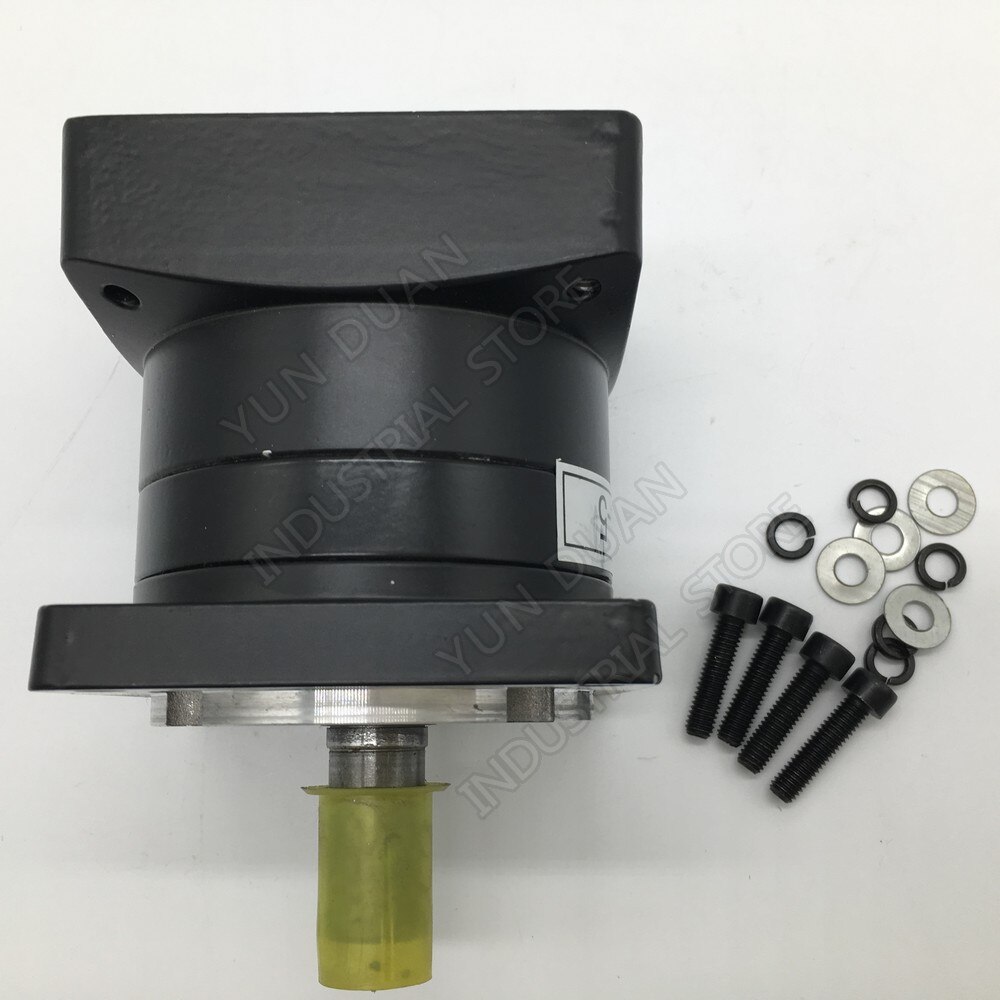 Planetary Gearbox Speed Reducer 8:1 Speed Ratio 80mm Nema32 Shaft 19mm Carbon Steel Gear 3000rpm for Servo Stepper Motor