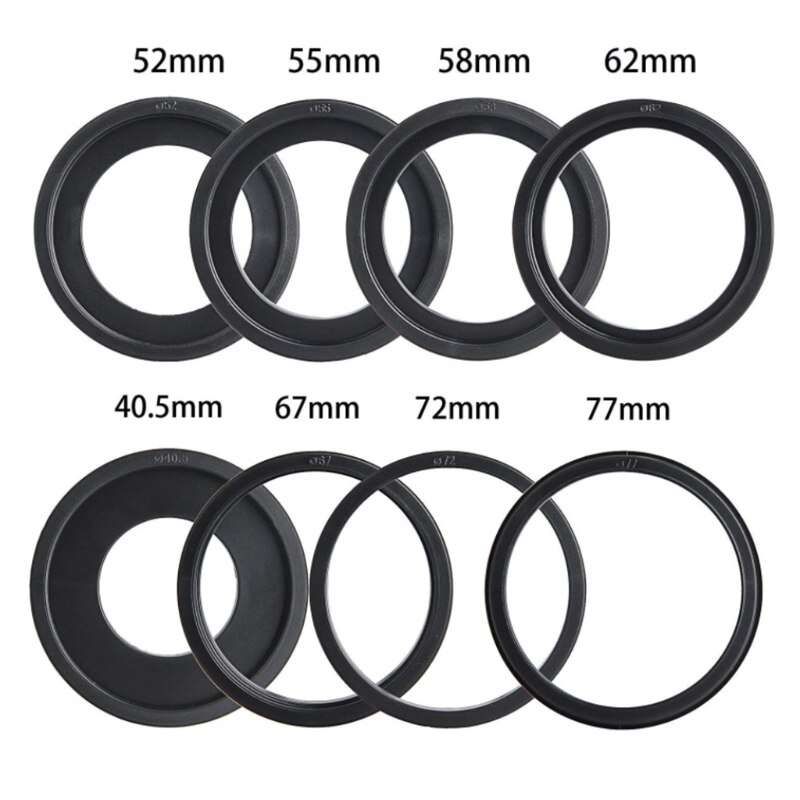 OOTDTY HD-130 Macro LED Ring Flash Bundle DSLR Camera Ring Flash Kit with Adapter Rings&amp;Flash Diffusers Compatible with Pentax