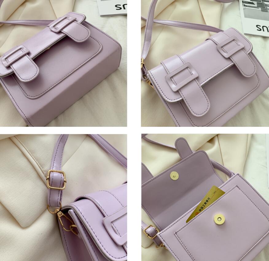 Einfarbig Platz crossbody-tasche Neue hoch PU Leder frauen Handtasche Reise Schulter Bote tasche