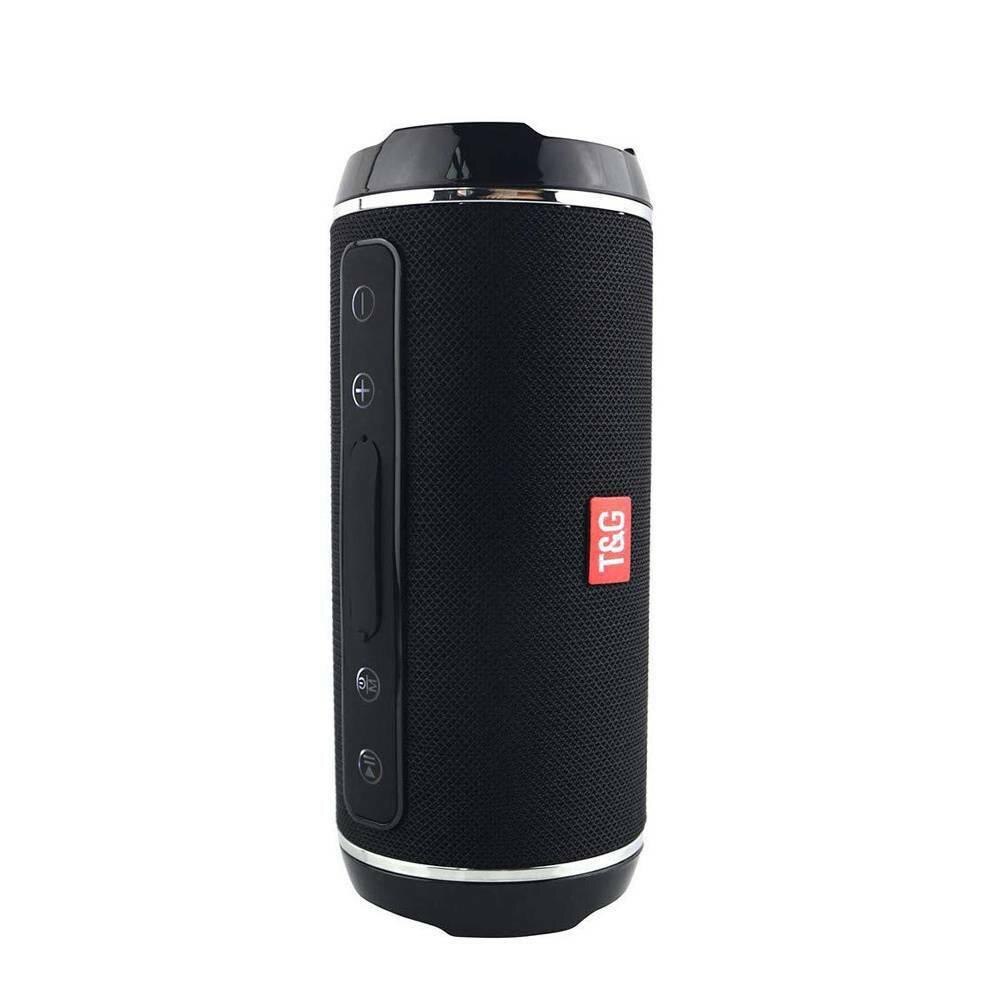 Haute puissance 40w sans fil Bluetooth haut-parleur étanche stéréo basse USB/TF/AUX MP3 Portable extérieur colonne lecteur de musique Subwoofer: black
