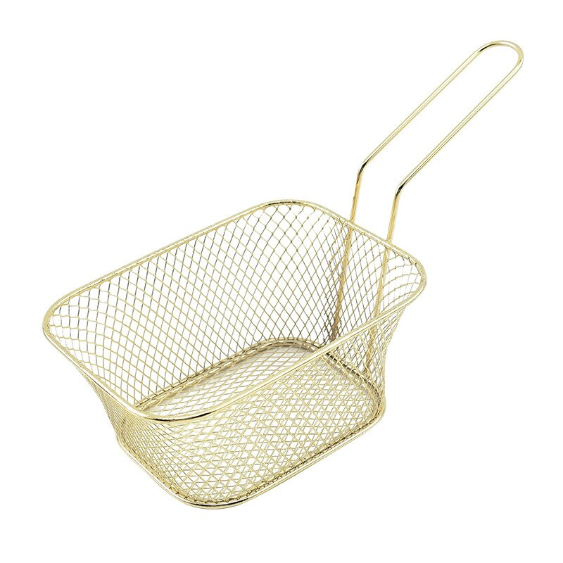 Multifunction Snacks Plates Side Plates Bowl Dishes Iron Chips Frying Basket Drainer Kitchen Gadgets&amp;Tools Tableware: C3