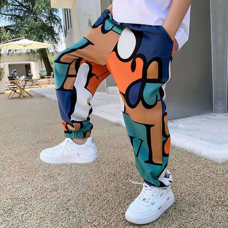 Zomer Kids Jongens Broek Tiener Kinderen Broek Jongens Dunne Katoen Linnen Casual Broek Anti-Mug Broek