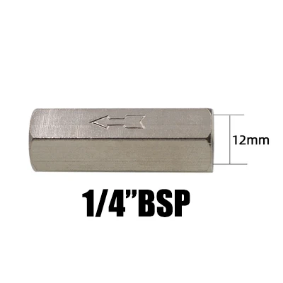 Pneumatisches messing-rückschlagventil mit vollem durchgang, einwegventil ohne rückschlag für luftkompressoren: Rosa